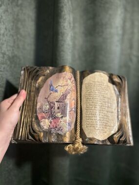 Vintage 1984 bonded book decor art collectible gift prop